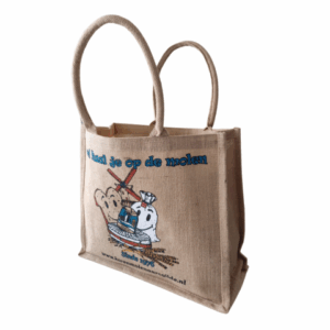 Meel haal je op de Molen, Jute tas